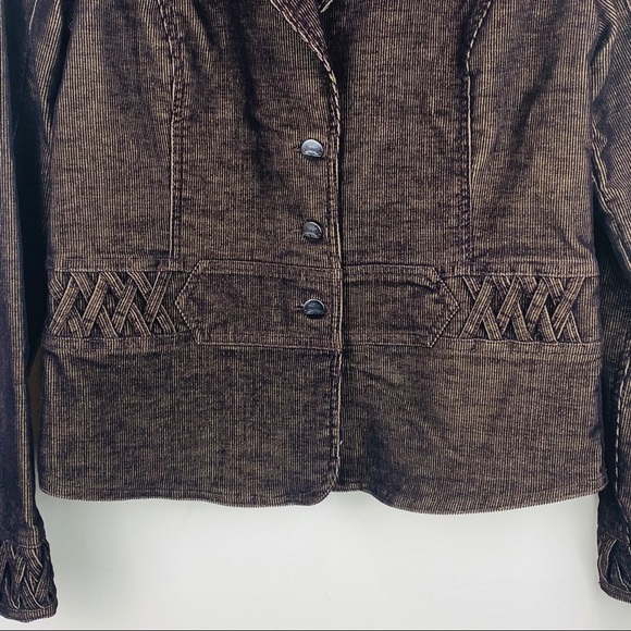 J.LO || Jennifer Lopez Corduroy Jacket; Size XL - Picture 3 of 13